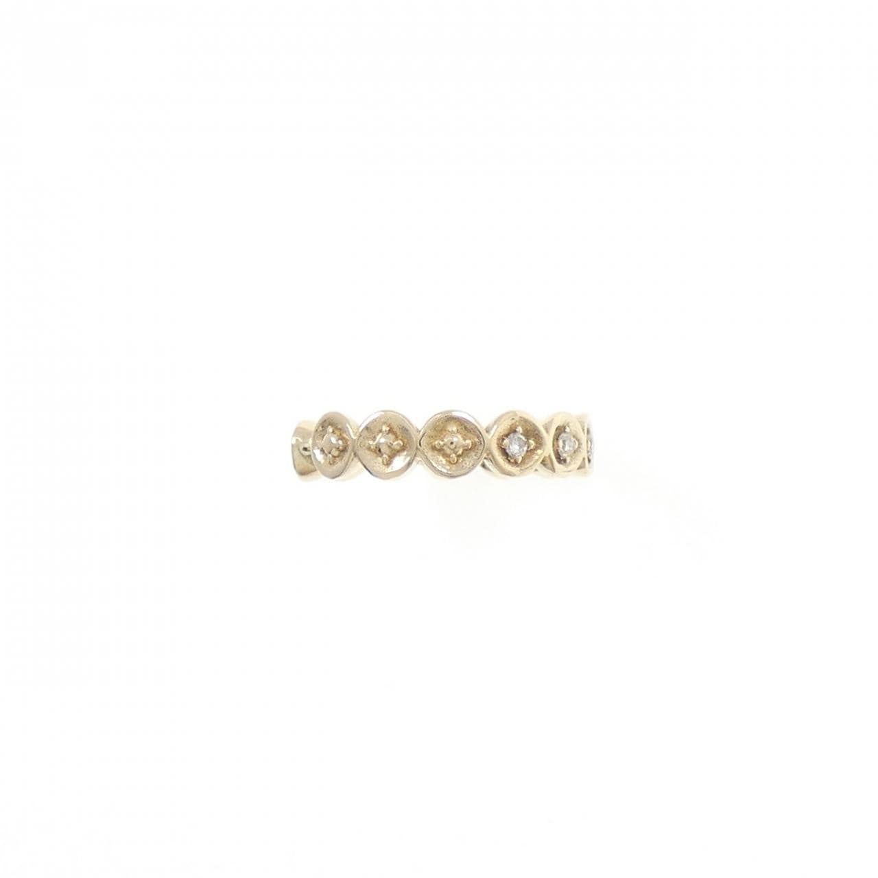 K10YG ダイヤモンド イヤーカフ 片耳