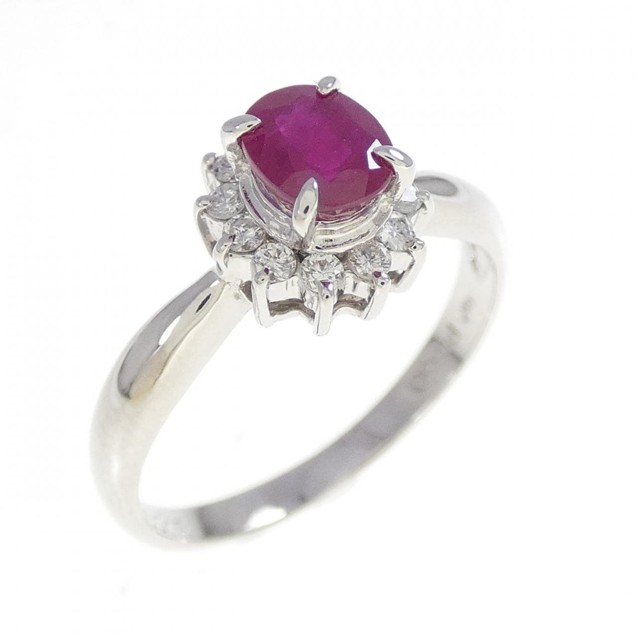 PT850 ルビー リング 0.72CT