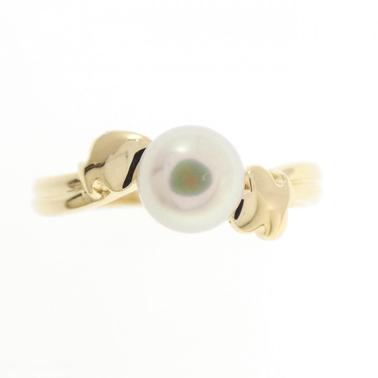K18YG アコヤパール リング 5.3mm