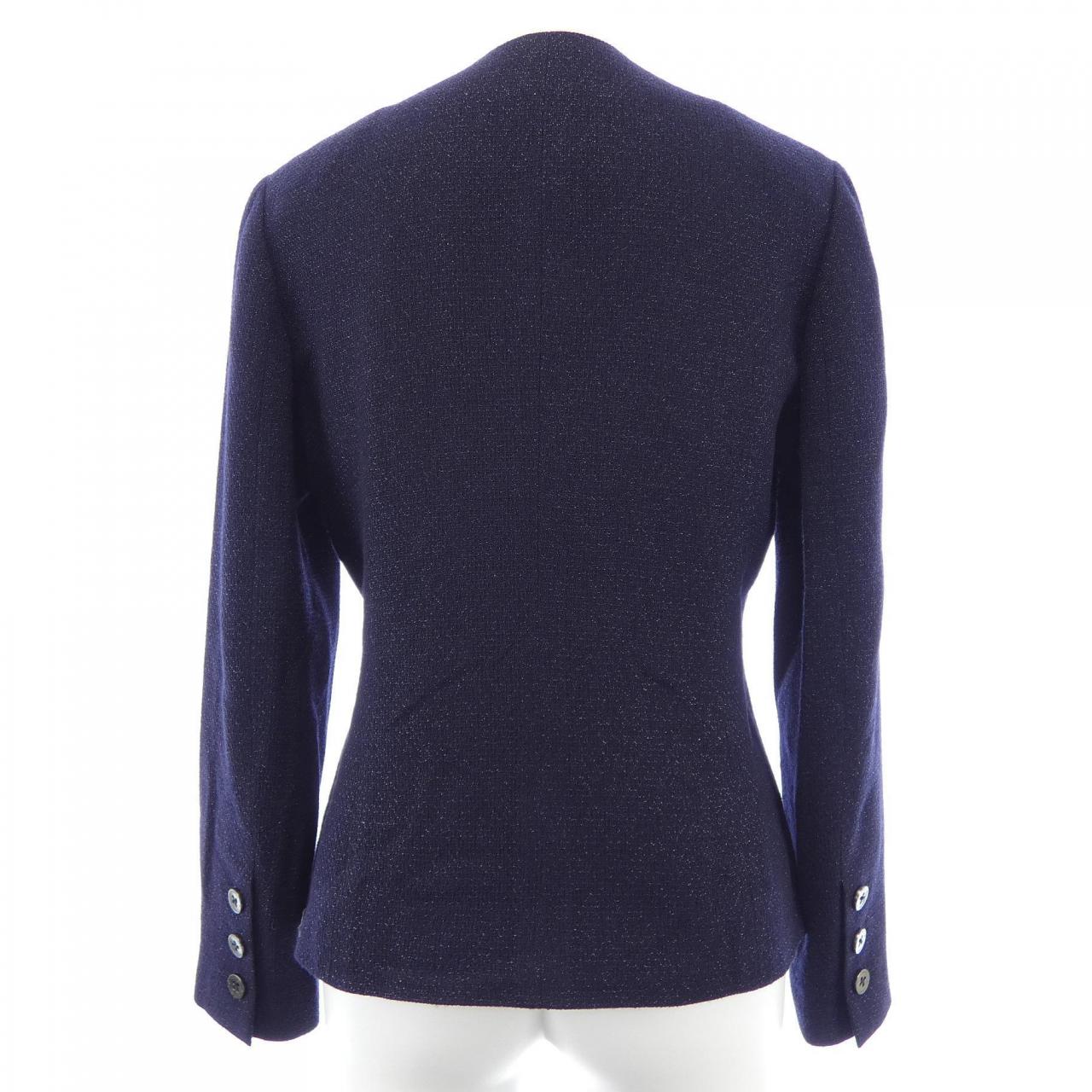 【ヴィンテージ】シャネル CHANEL P15256V08504 00T ノーカラージャケット