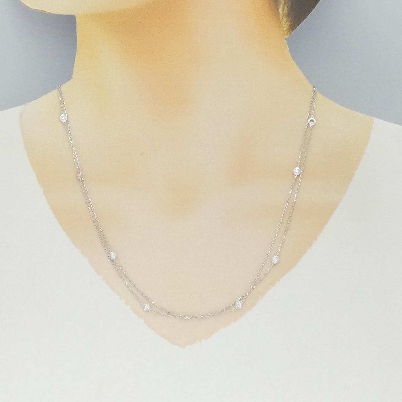 カルティエ ディアマンレジェ 12P ネックレス