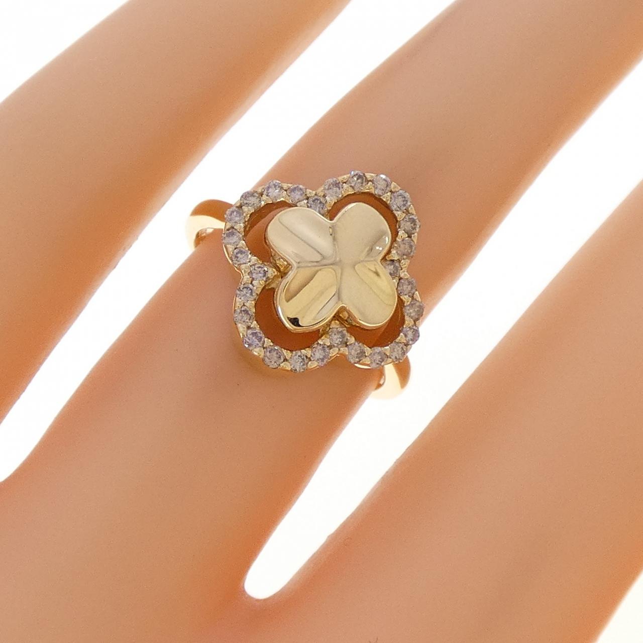 K18YG ダイヤモンド リング 0.30CT