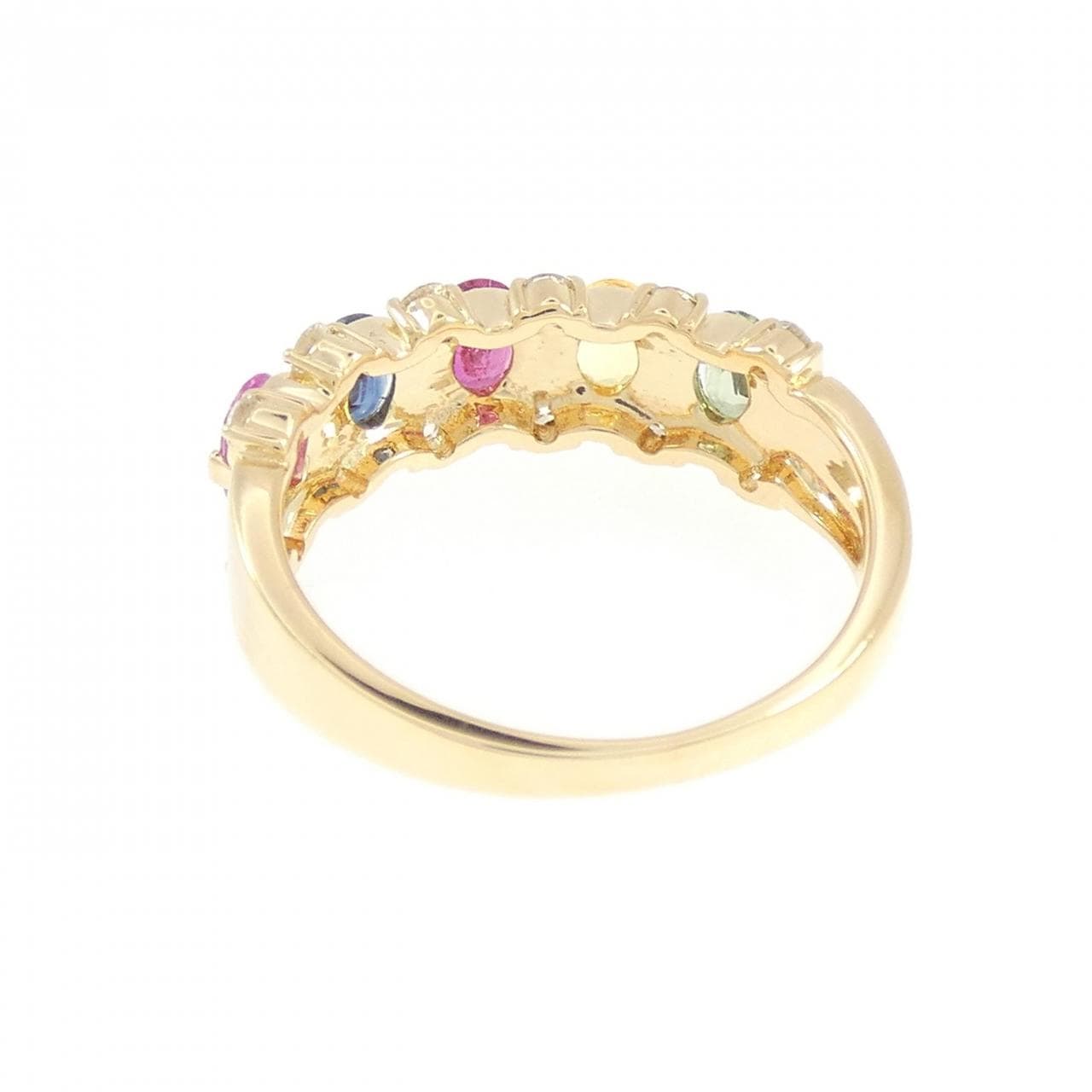 K18YG サファイヤ リング 1.08CT