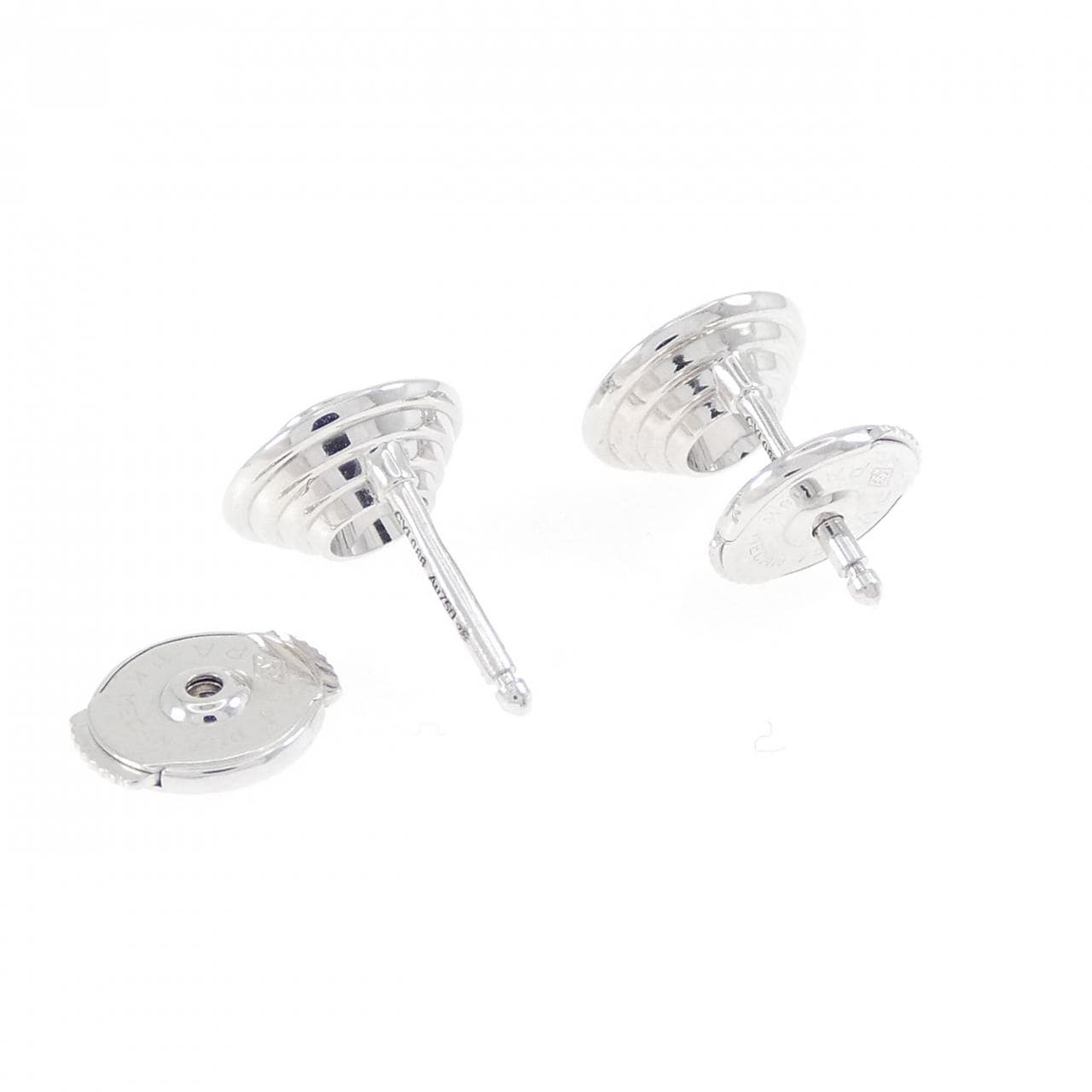 カルティエ ダムール ピアス 0.20CT 0.19CT D VVS1-2 3EXT-VG