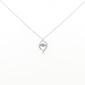 K10WG ブルートパーズ ネックレス