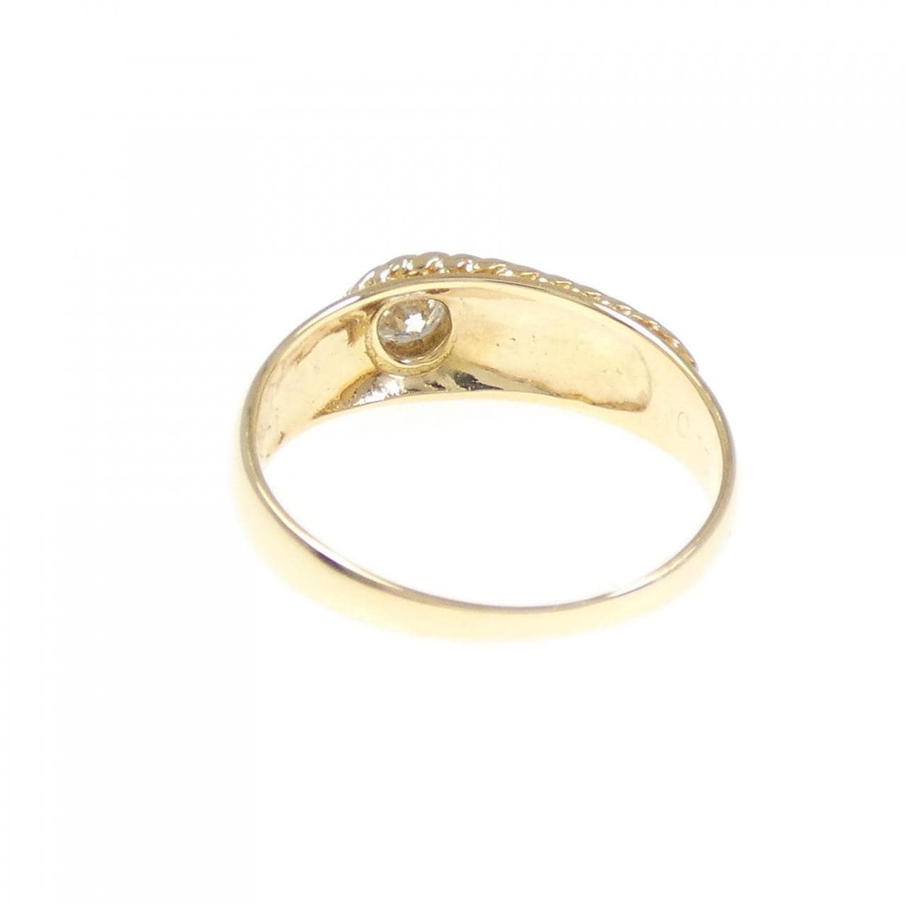 K18YG ダイヤモンド リング 0.16CT