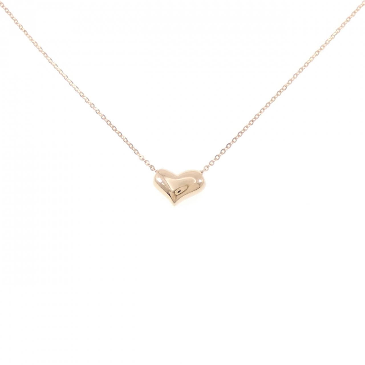 750PG ハート ネックレス