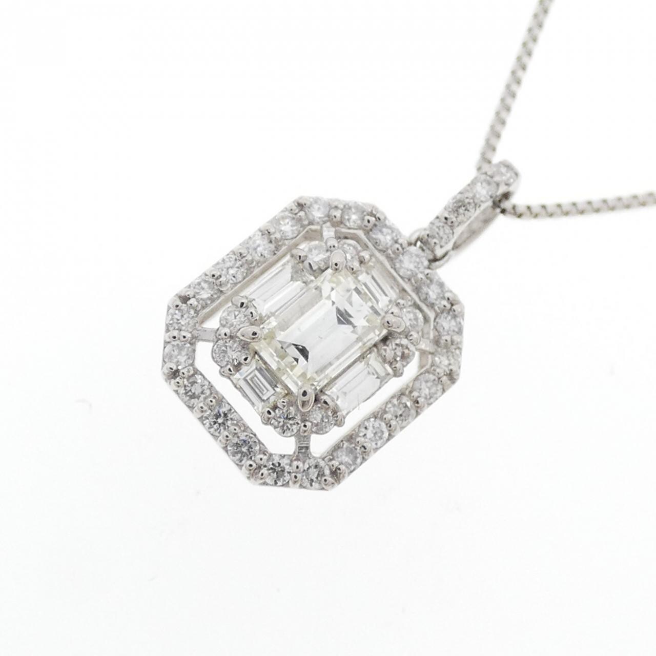 [新品] PT900/PT850钻石项链 0.50CT