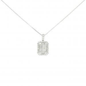 【新品】PT900/PT850 ダイヤモンド ネックレス 0.50CT