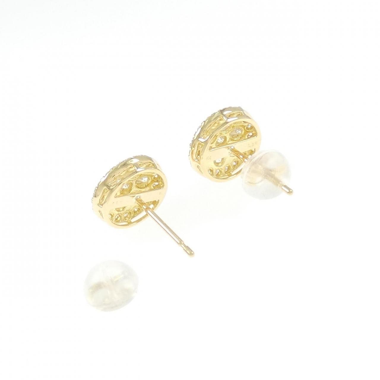 【リメイク】K18YG ダイヤモンド ピアス 0.60CT