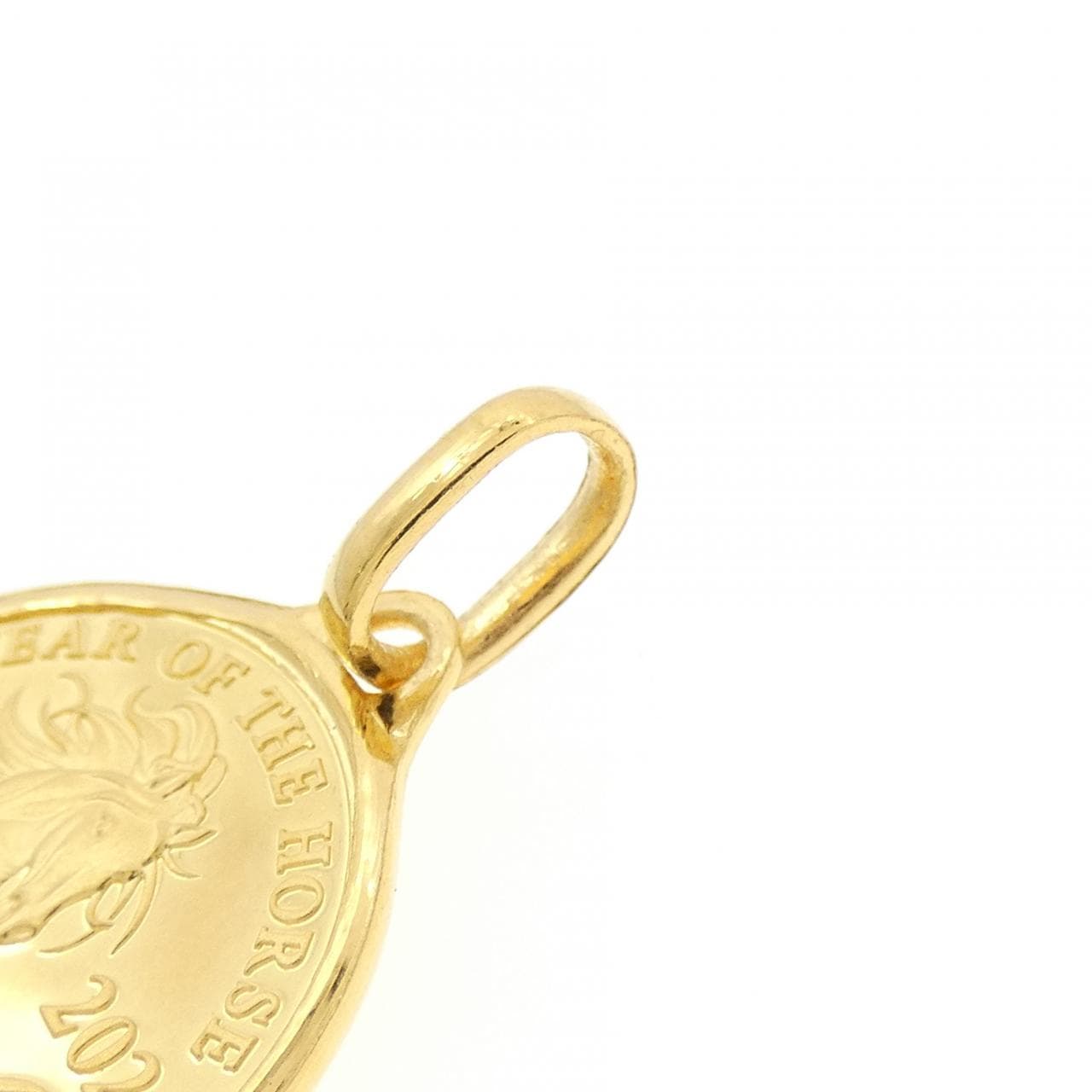 K24YG(枠) コイン ペンダント