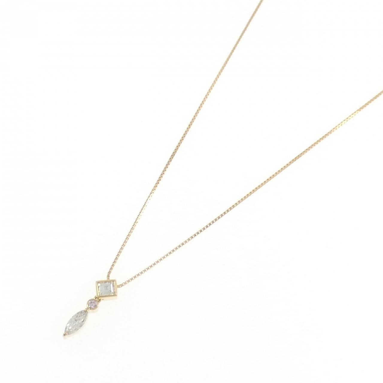 K18YG ダイヤモンド ネックレス 0.40CT