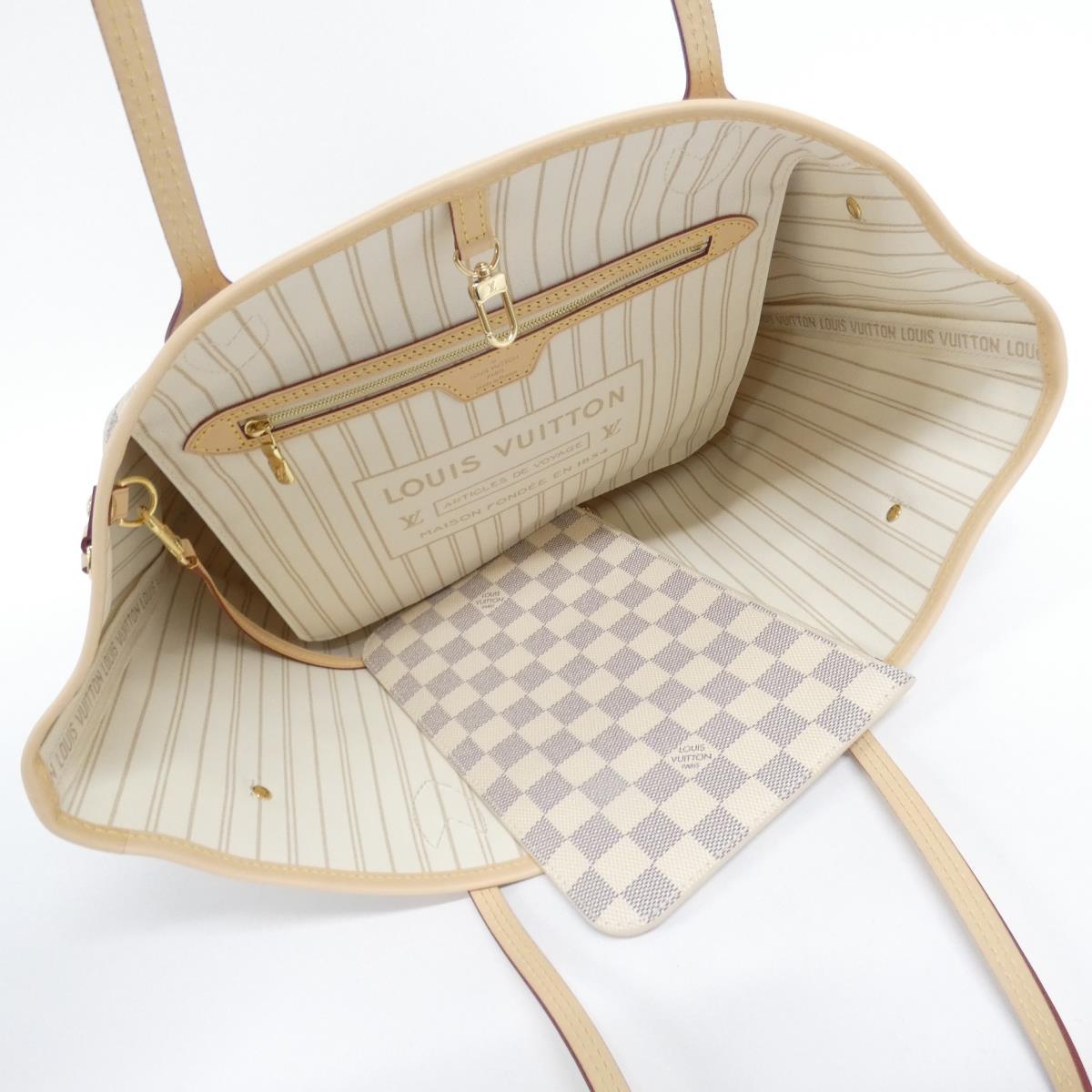 【未使用品】ルイヴィトン　ダミエ　アズール　ネヴァーフル　ＭＭ　Ｎ４０６０４　バッグ