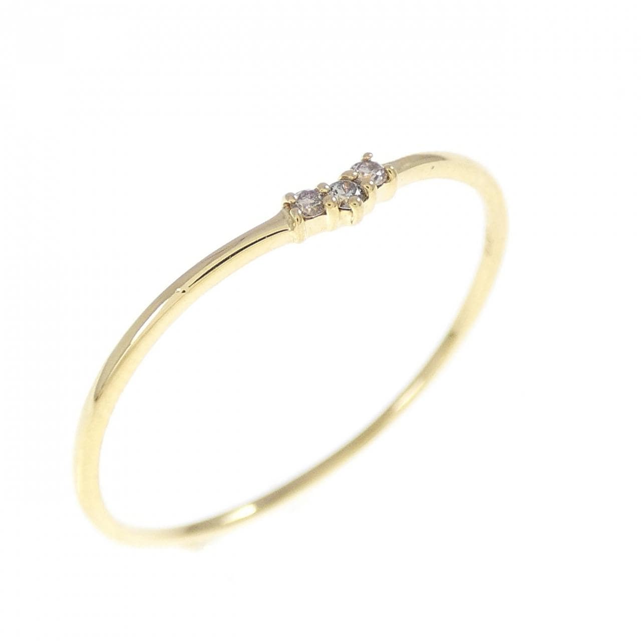 K18YG ダイヤモンド リング 0.03CT