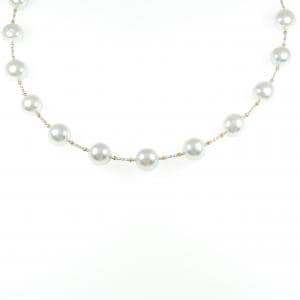 K18WG/K18YG アコヤパール ネックレス