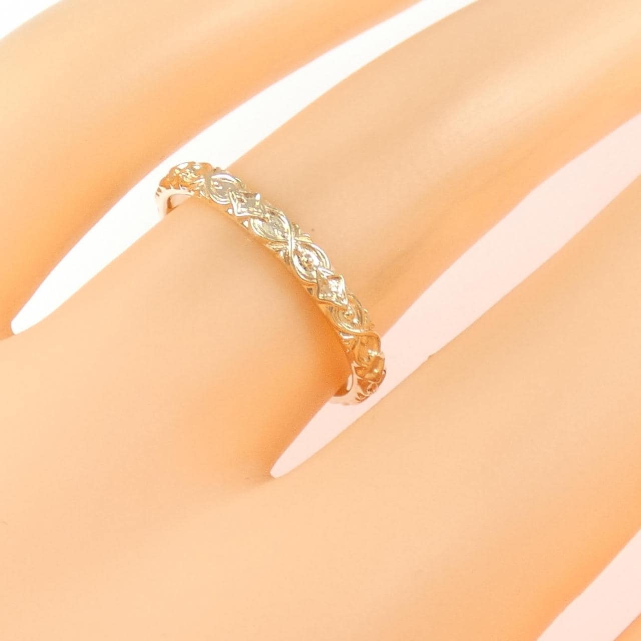 アガット K10PG リング