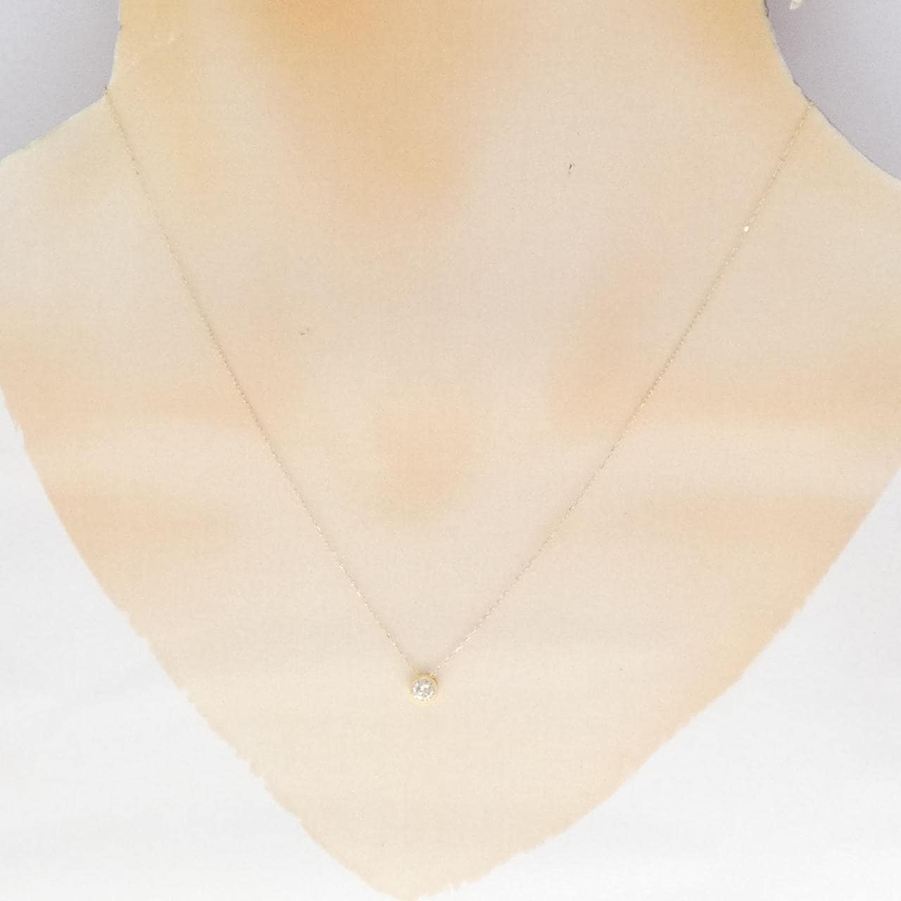 K18YG ダイヤモンド ネックレス 0.2CT