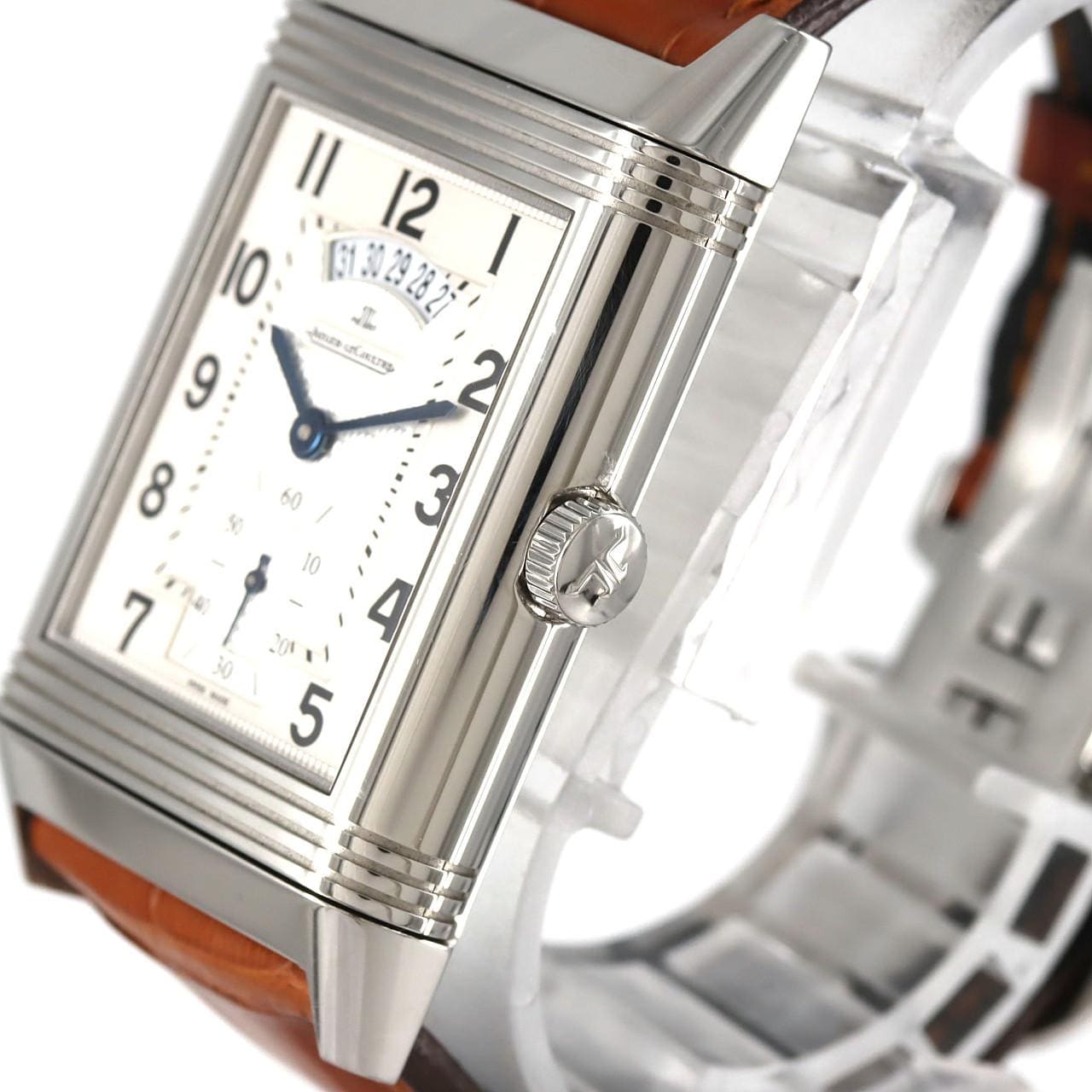 【ノーメンテナンス還元価格】ジャガー･ルクルト グランドレベルソ986デュオデイト 273.8.85/Q3748421 SS 手巻