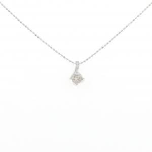 K18WG ダイヤモンド ネックレス 0.32CT