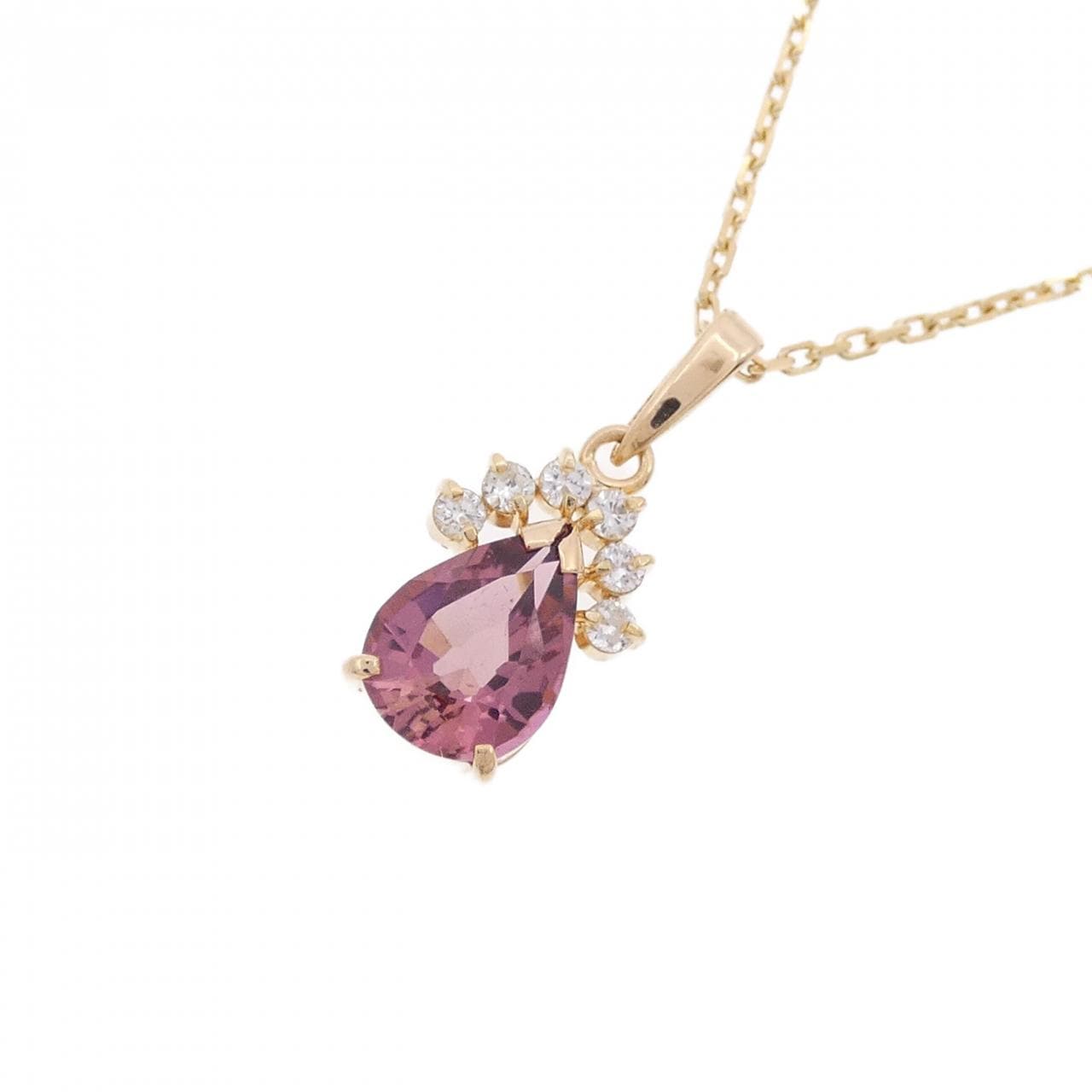 K18YG Tourmaline necklace