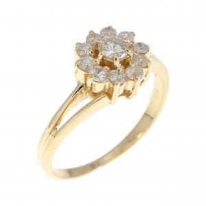 K18YG ダイヤモンド リング 0.30CT