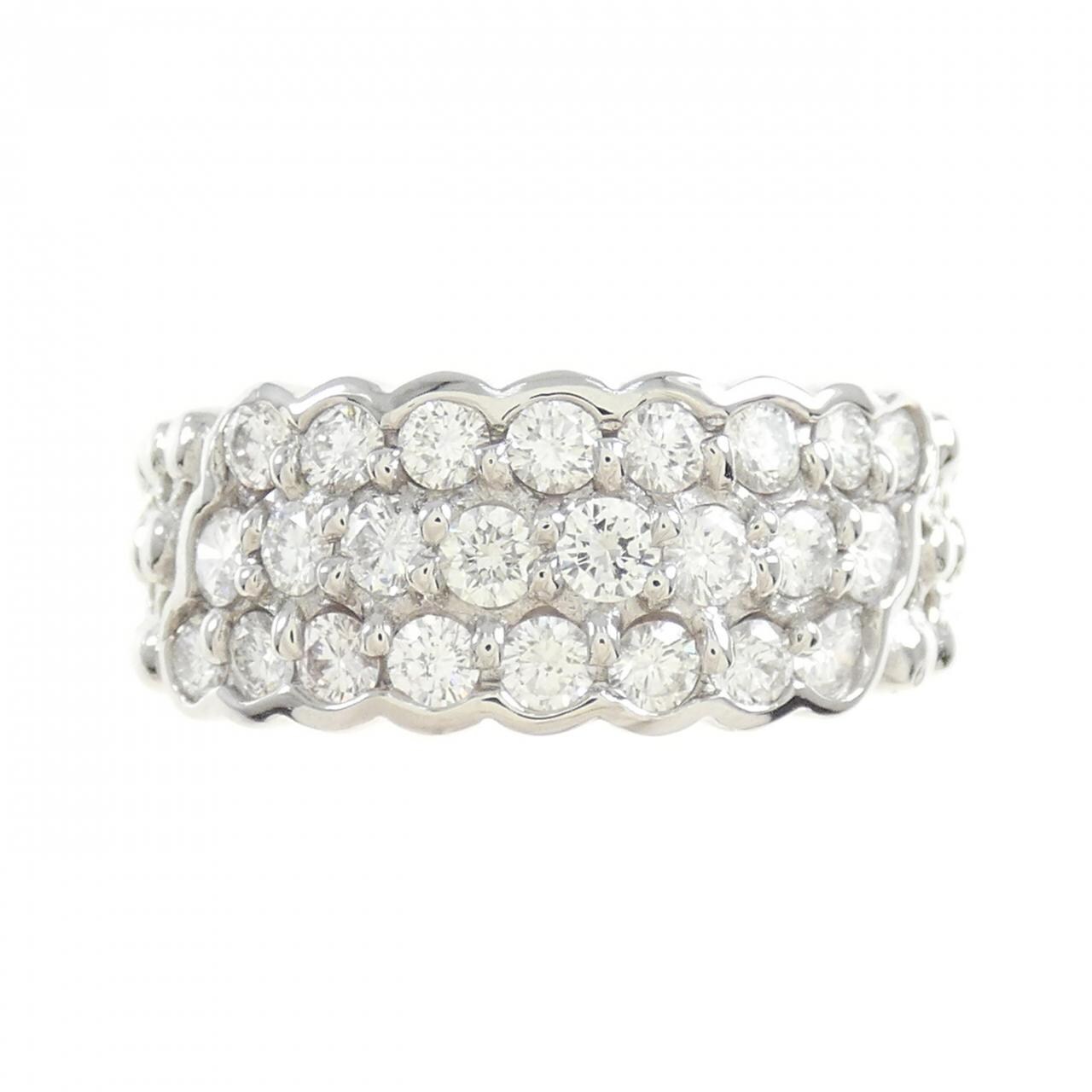 PT900 Diamond Ring 1.10CT