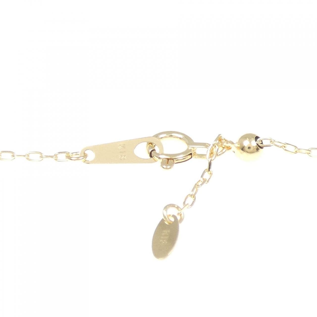 K18YG ダイヤモンド ネックレス 0.10CT