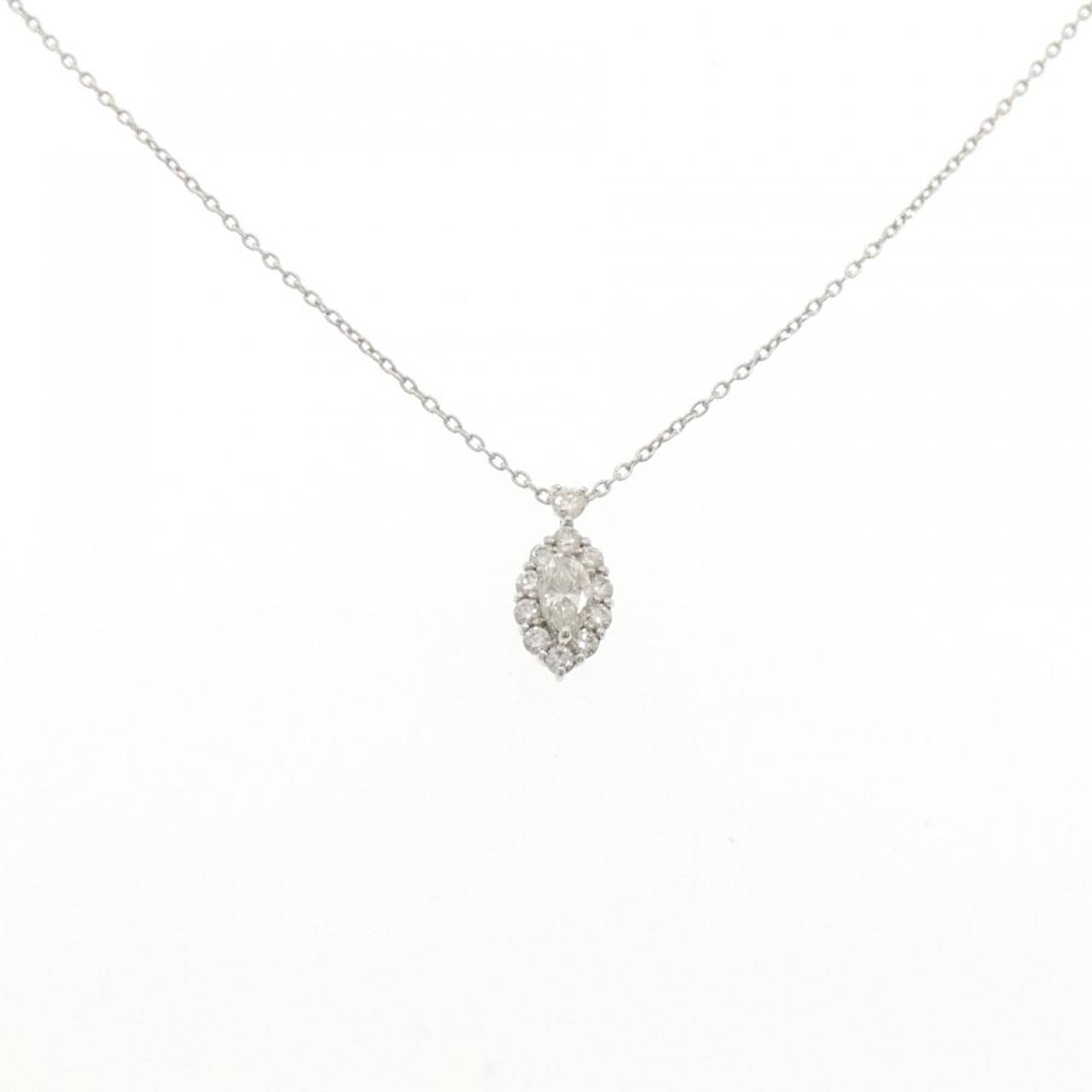 PT950/PT850 ダイヤモンド ネックレス 0.30CT