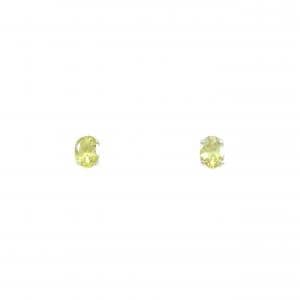 【新品】PT900 スフェーン ピアス 0.40CT