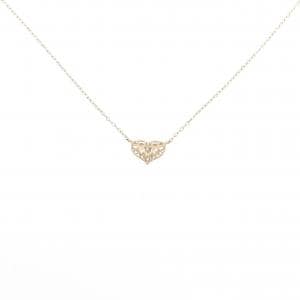 K10YG ハート ブルートパーズ ネックレス