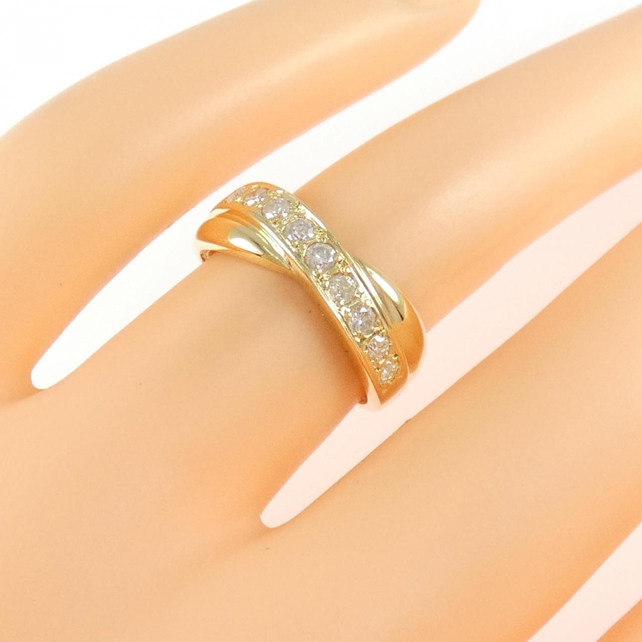 K18YG ダイヤモンド リング 0.30CT