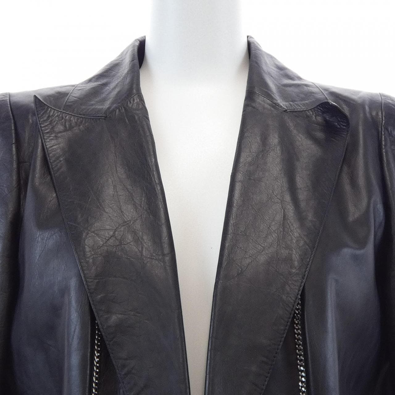 【ヴィンテージ】シャネル CHANEL P28950C00010 06A レザージャケット