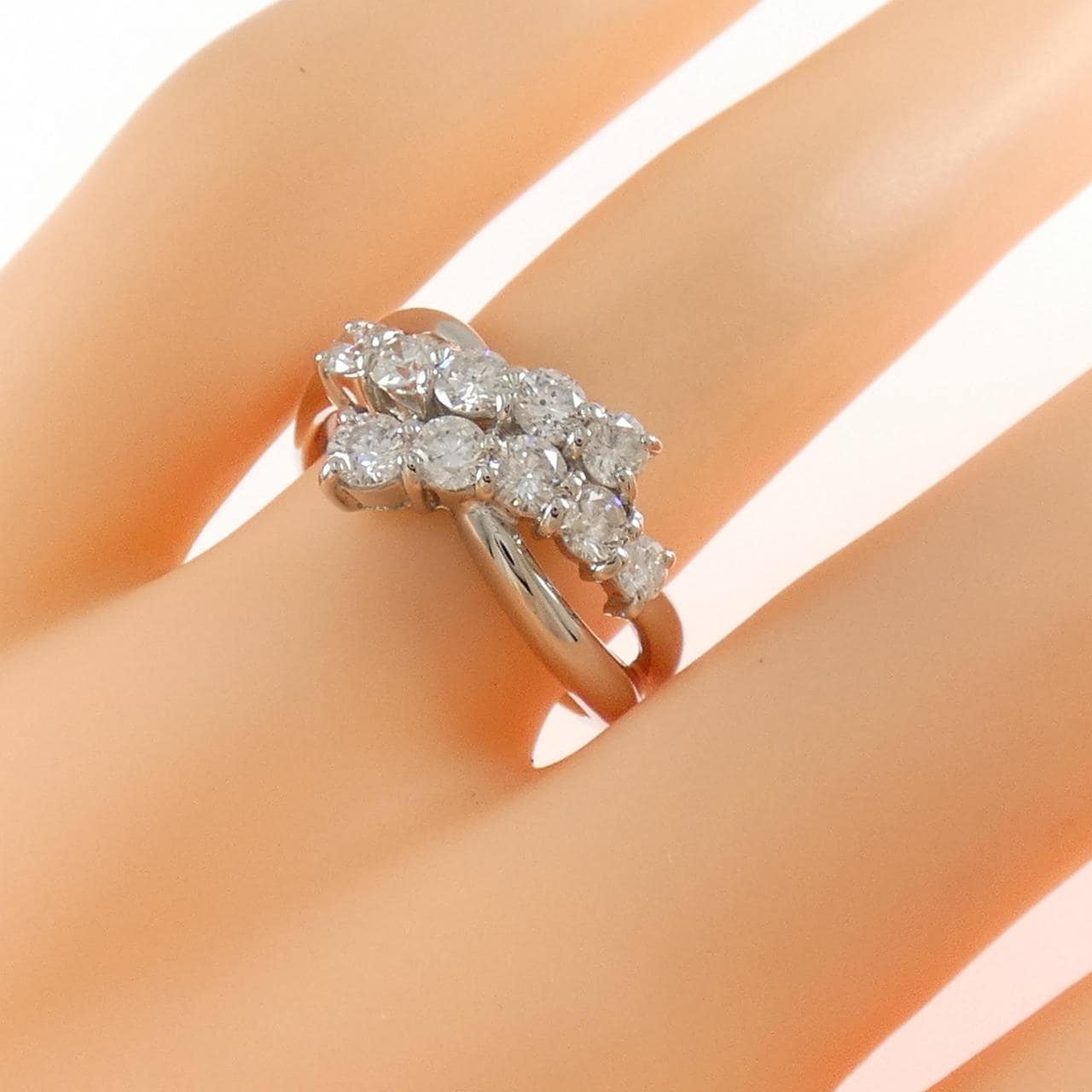 PT900 ダイヤモンド リング 1.01CT