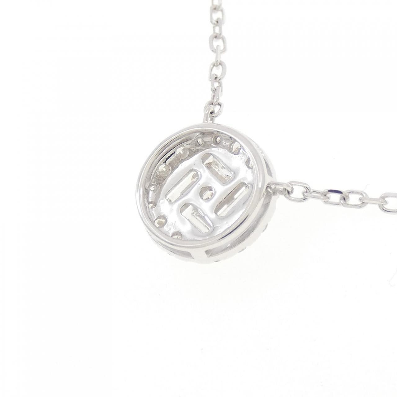 K18WG ダイヤモンド ネックレス 0.35CT
