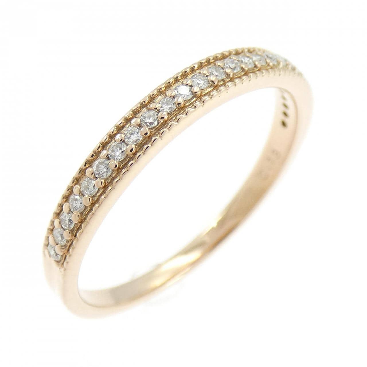 K18PG ダイヤモンド リング 0.13CT