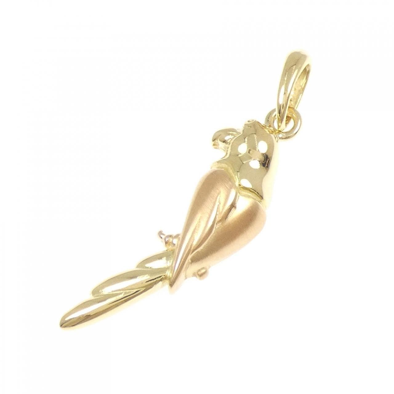 750スリーカラー バード ペンダント