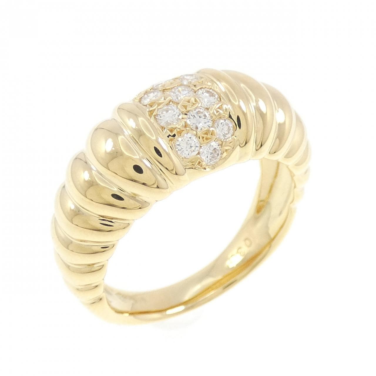 K18YG ダイヤモンド リング 0.30CT