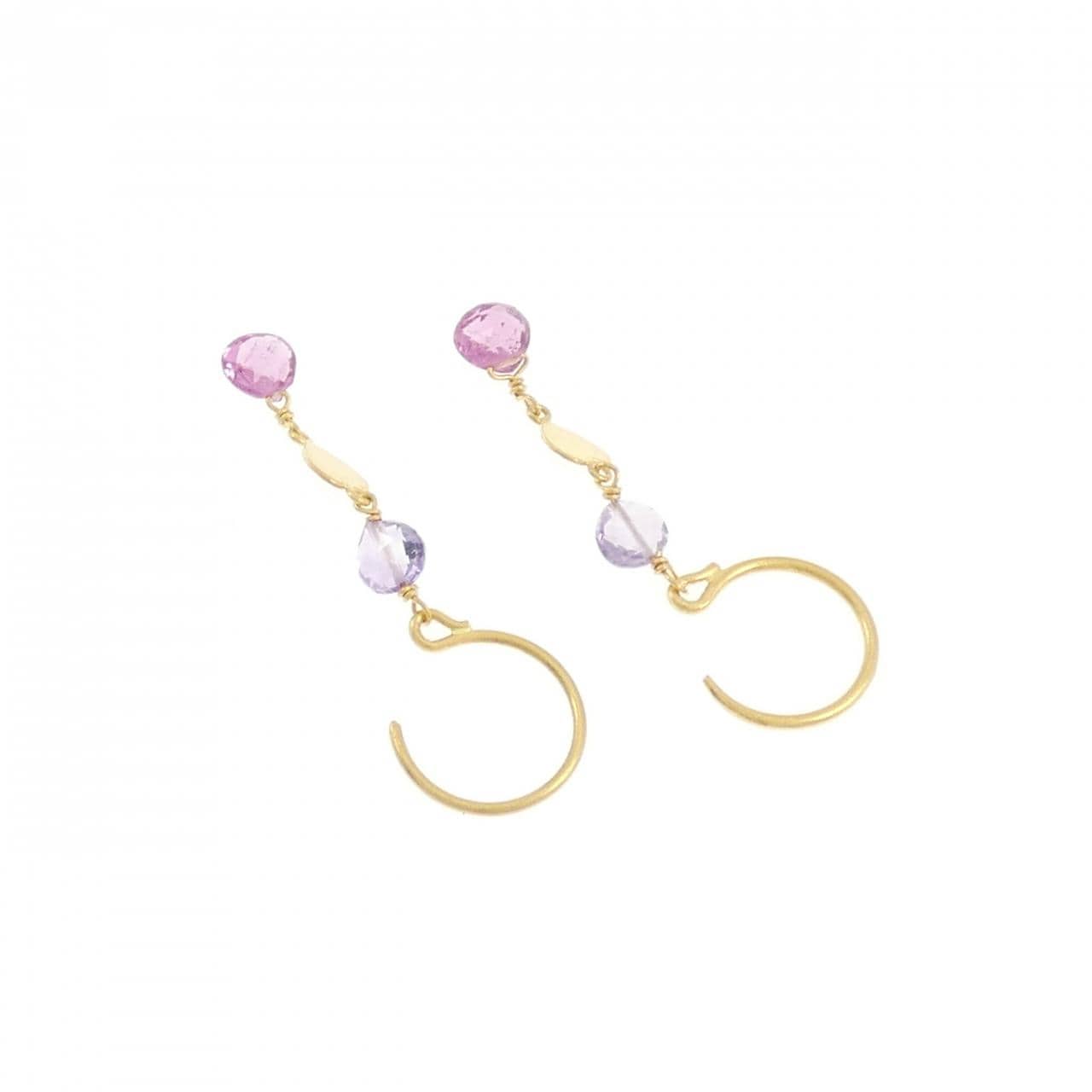 マリエレーヌ･ドゥ･タイヤック アメジスト ピアス