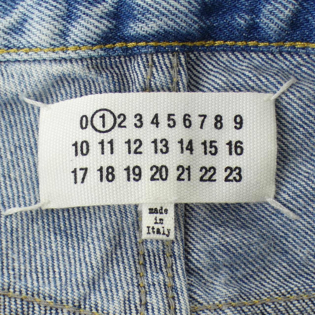 Maison Maison Margiela直筒牛仔裤，撞色口袋设计 (S51LA0052)