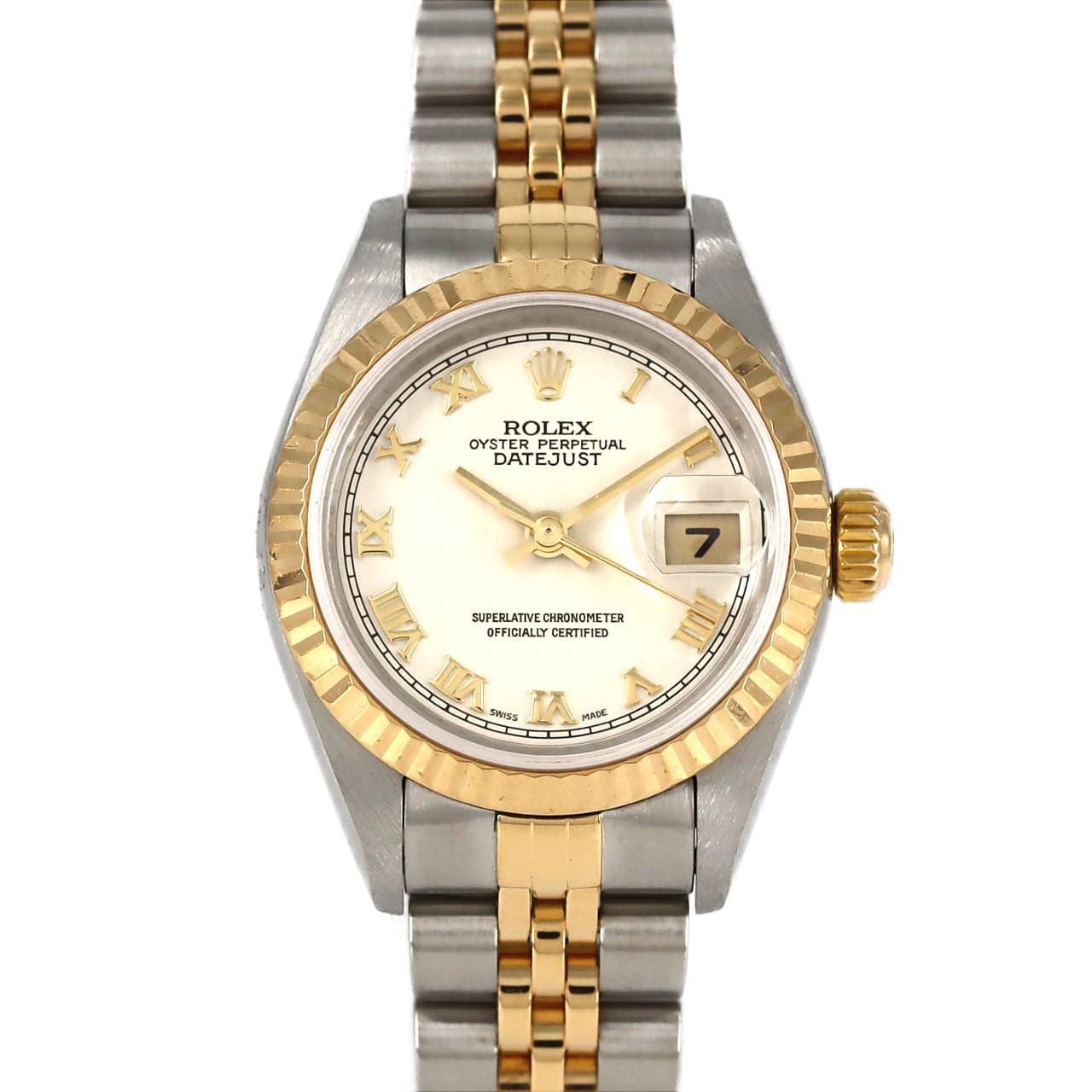 ロレックス デイトジャスト 79173 SSxYG 自動巻 P番