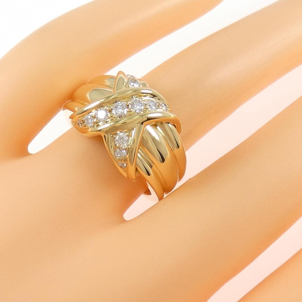 【ヴィンテージ】ティファニー シグネチャー ラージ リング