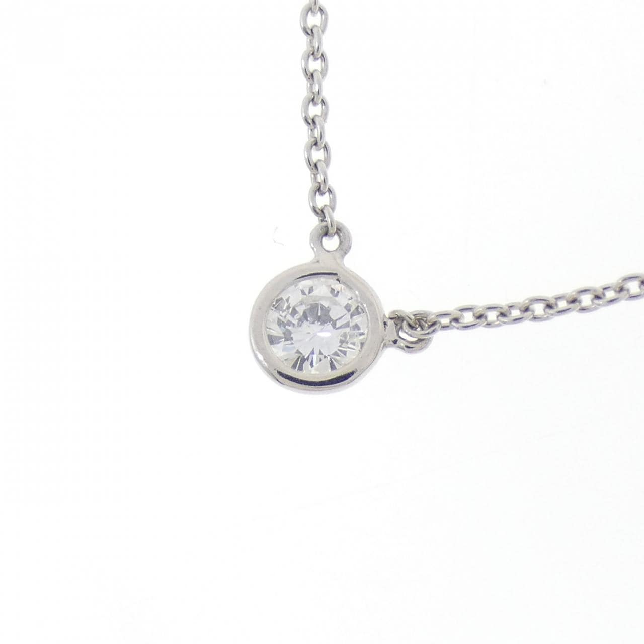 PT850 ソリティア ダイヤモンド ネックレス 0.17CT