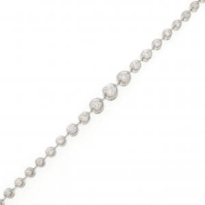 K18WG ダイヤモンド ブレスレット 1.00CT