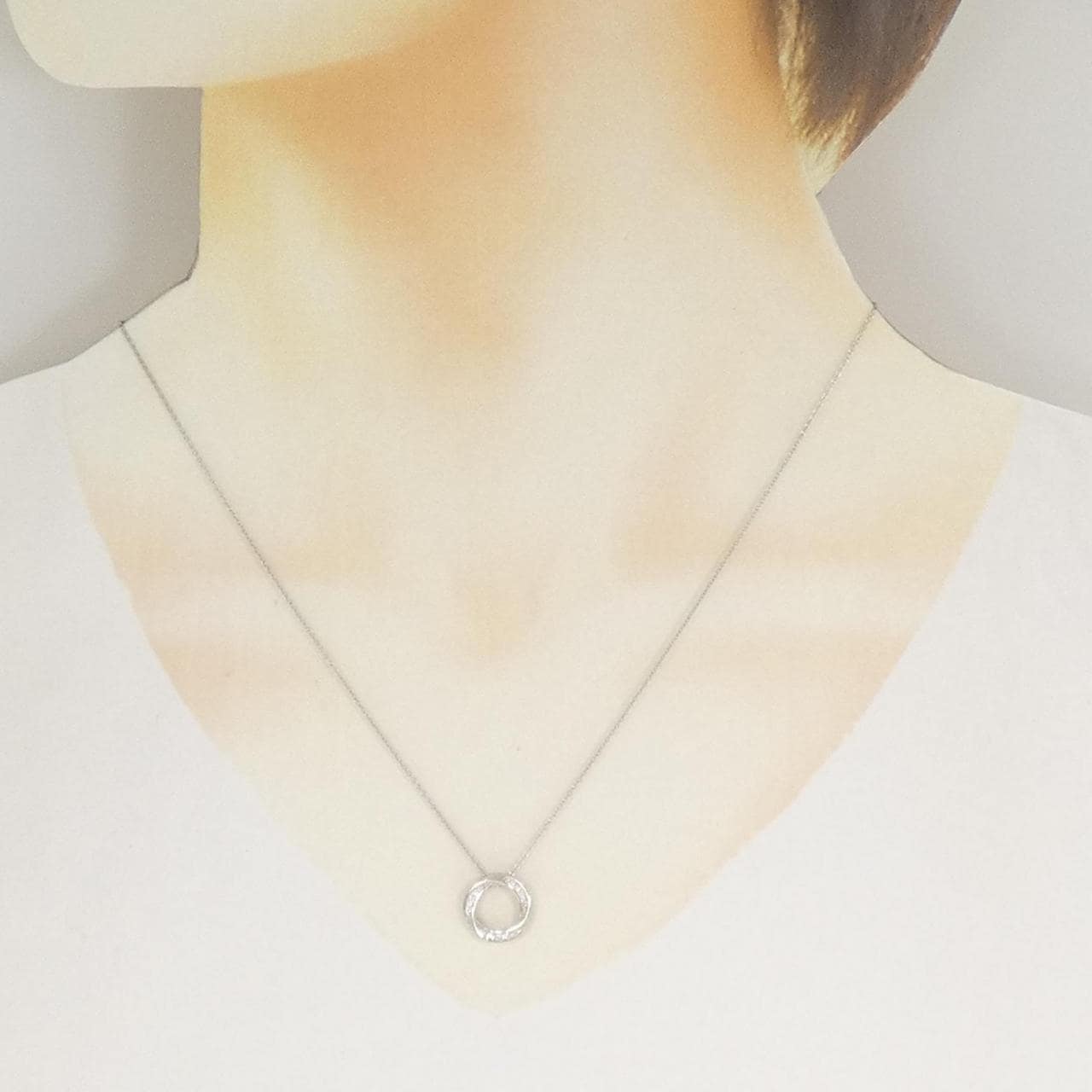 スタージュエリー ダイヤモンド ネックレス 0.07CT