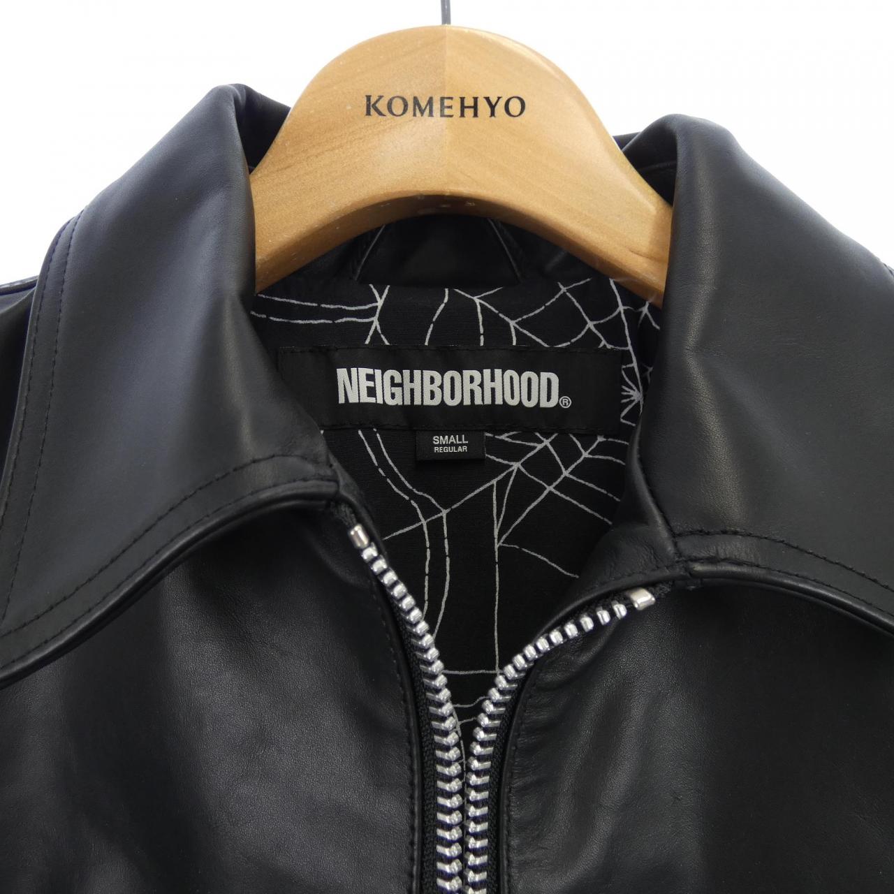 ネイバーフッド NEIGHBORHOOD レザーライダースジャケット
