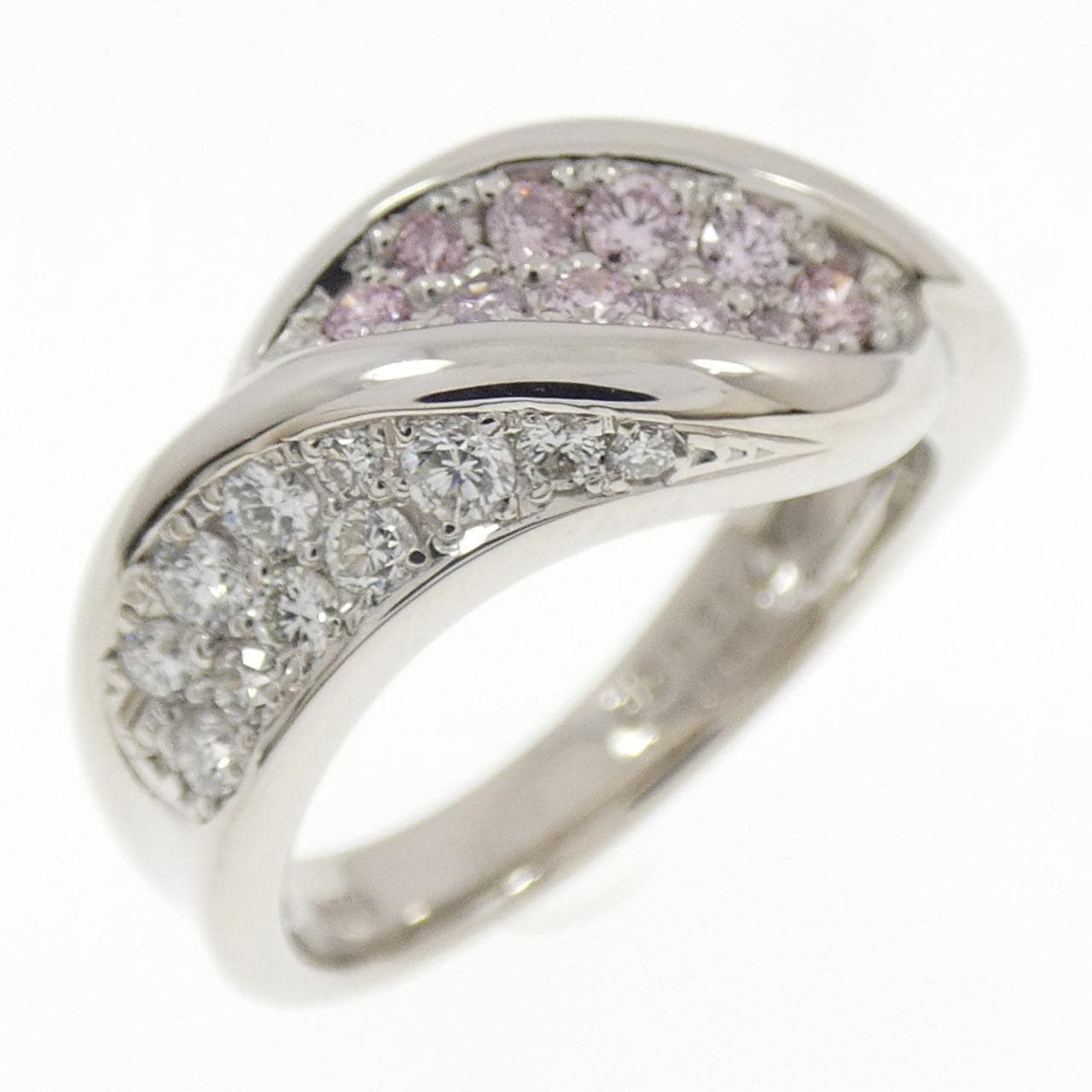 PT900 ピンクダイヤモンド リング 0.21CT