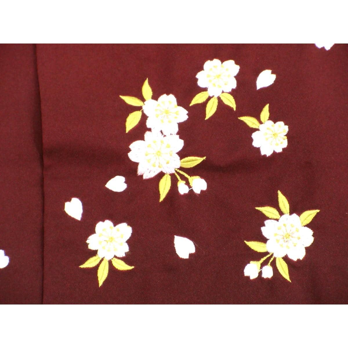 女袴　ボカシ刺繍　紐下９９ｃｍ