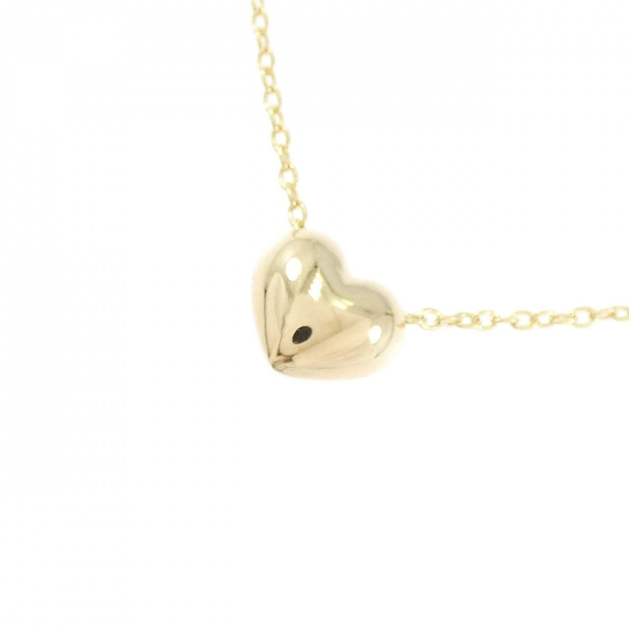 K18YG ハート ネックレス