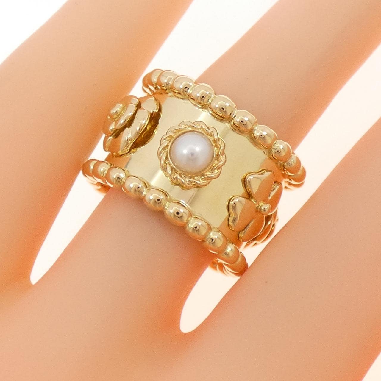 【ヴィンテージ】シャネル スリーシンボルズ リング