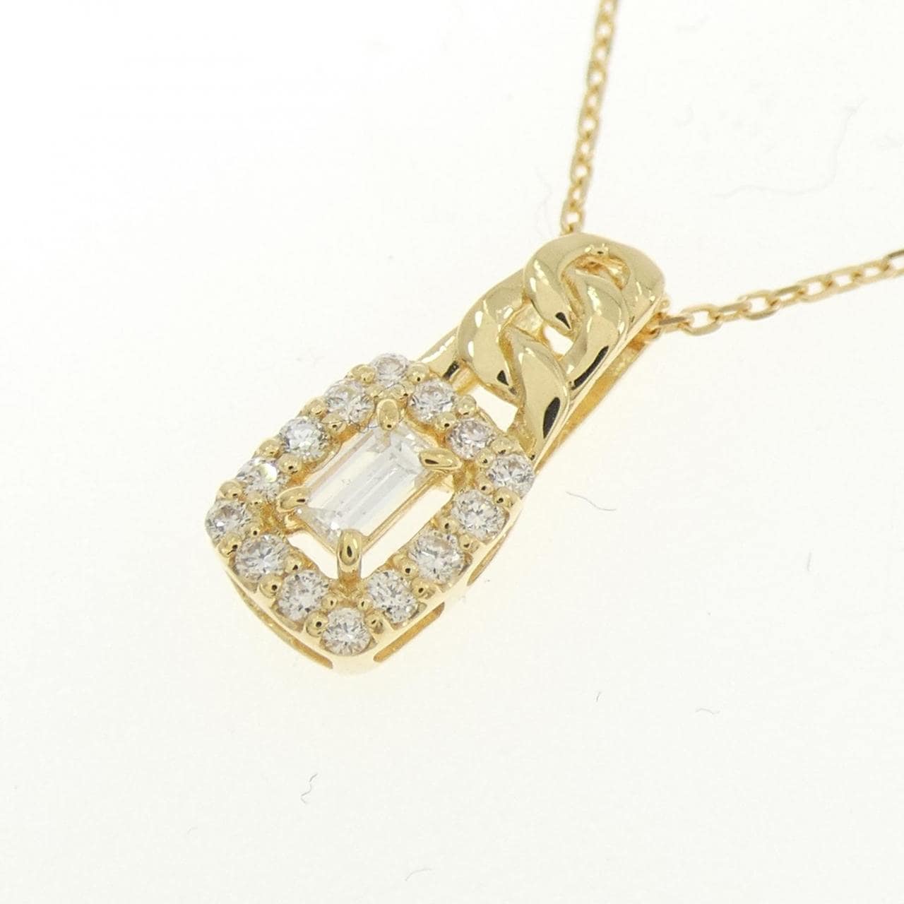 【新品】K18YG ダイヤモンド ネックレス 0.15CT